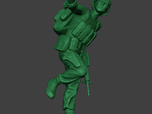 modern jungle soldier run5 mjs1 Model do druku 3D