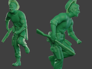 modern jungle soldier run6 mjs1 Model do druku 3D