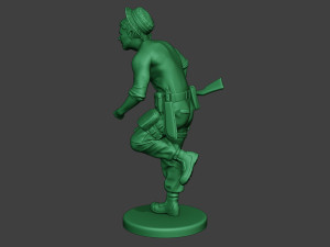 modern jungle soldier run6 mjs1 Model do druku 3D