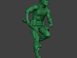 modern jungle soldier run6 mjs1 Model do druku 3D