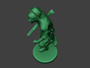 modern jungle soldier run6 mjs1 Model do druku 3D