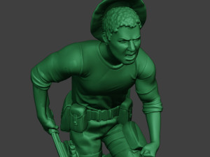 modern jungle soldier run6 mjs1 Model do druku 3D