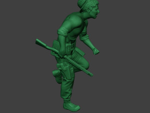 modern jungle soldier run6 mjs1 Model do druku 3D