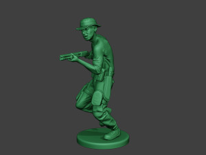 modern jungle soldier run7 mjs1 3D 프린트 모델