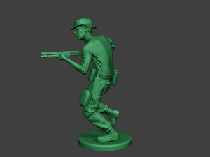 modern jungle soldier run7 mjs1 3D 프린트 모델