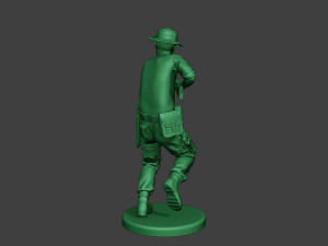 modern jungle soldier run7 mjs1 3D 프린트 모델