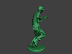 modern jungle soldier run7 mjs1 3D 프린트 모델