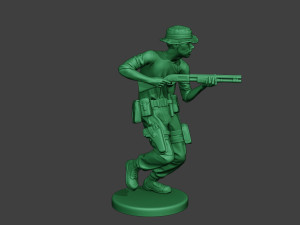 modern jungle soldier run7 mjs1 3D 프린트 모델