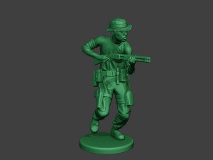 modern jungle soldier run7 mjs1 3D 프린트 모델