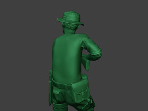 modern jungle soldier run7 mjs1 3D 프린트 모델