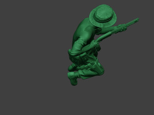 modern jungle soldier run7 mjs1 3D 프린트 모델