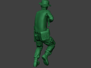 modern jungle soldier run7 mjs1 3D 프린트 모델
