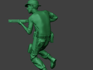 modern jungle soldier run7 mjs1 3D 프린트 모델