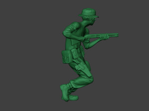 modern jungle soldier run7 mjs1 3D 프린트 모델