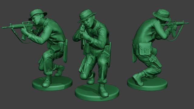 modern jungle soldier shoot crouched mjs1 Modelo de Impressão 3D .c4d .max .obj .3ds .fbx .stl .blend 