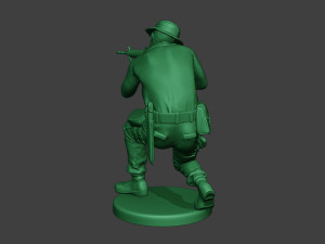 modern jungle soldier shoot crouched mjs1 Modelo de Impressão 3D