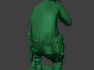 modern jungle soldier shoot crouched mjs1 Modelo de Impressão 3D