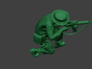 modern jungle soldier shoot crouched mjs1 Modelo de Impressão 3D