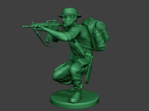 modern jungle soldier shoot crouched2 mjs1 Modelo de Impressão 3D