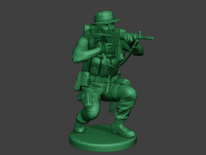 modern jungle soldier shoot crouched2 mjs1 Modelo de Impressão 3D