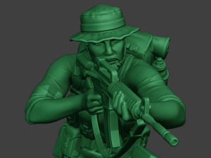modern jungle soldier shoot crouched2 mjs1 Modelo de Impressão 3D