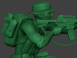 modern jungle soldier shoot crouched2 mjs1 Modelo de Impressão 3D
