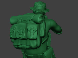 modern jungle soldier shoot crouched2 mjs1 Modelo de Impressão 3D
