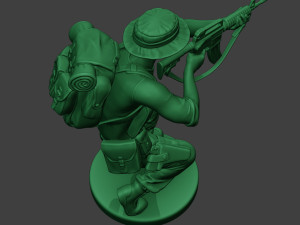 modern jungle soldier shoot crouched2 mjs1 Modelo de Impressão 3D