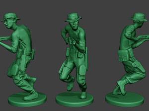 modern jungle soldiers mjs1 pack 2 Modèles 3D en vedette