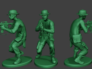 modern jungle soldiers mjs1 pack 2 Modèles 3D en vedette