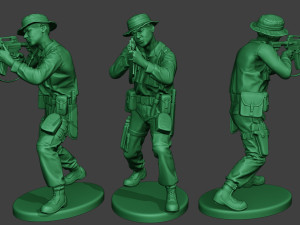 modern jungle soldiers mjs1 pack 2 Modèles 3D en vedette