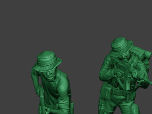 modern jungle soldiers mjs1 pack 2 Modèles 3D en vedette