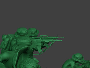 modern jungle soldiers mjs1 pack 2 Modèles 3D en vedette