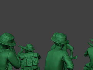 modern jungle soldiers mjs1 pack 2 Modèles 3D en vedette