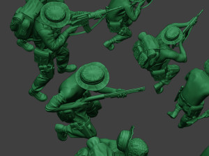 modern jungle soldiers mjs1 pack 2 Modèles 3D en vedette