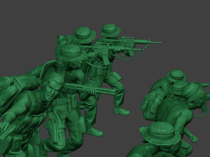 modern jungle soldiers mjs1 pack 2 Modèles 3D en vedette