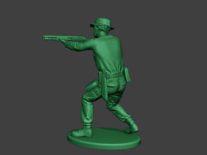 modern jungle soldier shoot stand3 mjs1 Model do druku 3D