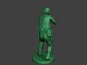 modern jungle soldier shoot stand3 mjs1 Model do druku 3D