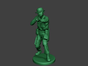 modern jungle soldier shoot stand3 mjs1 Model do druku 3D
