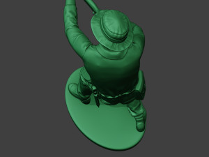modern jungle soldier shoot stand3 mjs1 Model do druku 3D