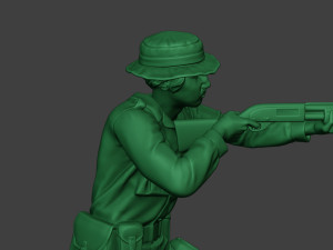 modern jungle soldier shoot stand3 mjs1 Model do druku 3D