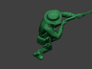 modern jungle soldier shoot stand3 mjs1 Model do druku 3D