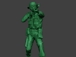 modern jungle soldier shoot stand3 mjs1 Model do druku 3D