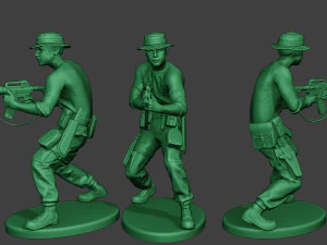 moderno soldado de la jungla dispara stand4 mjs1 Modelo de impresión 3D