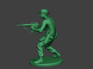 modern jungle soldier shoot stand4 mjs1 Modello di stampa 3D