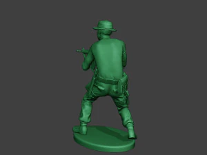 stand tembak prajurit hutan modern4 mjs1 Model Cetak 3D