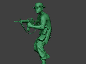 modern jungle soldier shoot stand4 mjs1 Modello di stampa 3D