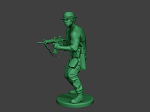 modern jungle soldier shoot stand5 mjs1 3D Принт Модель