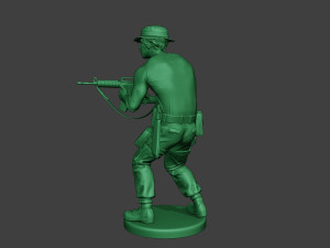 modern jungle soldier shoot stand5 mjs1 3D Принт Модель
