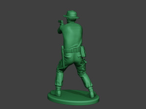 modern jungle soldier shoot stand6 mjs1 3D-Druckmodell